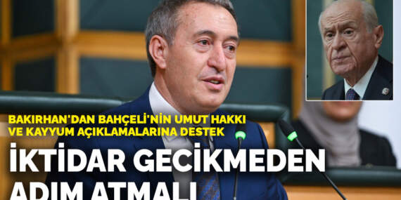 Bakırhan’dan Bahçeli’nin umut hakkı ve kayyum açıklamalarına destek: İktidar gecikmeden adım atmalı