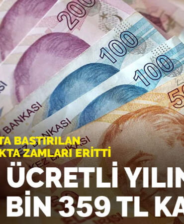 DİSK-AR: Aralık’ta bastırılan enflasyon, ocakta zamları eritti… Asgari ücretli yılın ilk ayında bin 359 TL kaybetti