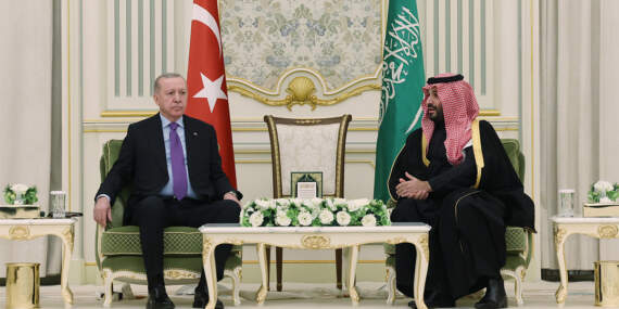 Erdoğan, Veliaht Prens Selman ile görüştü
