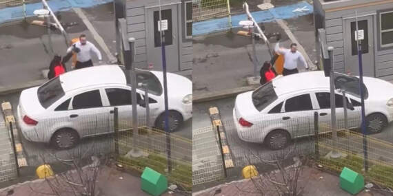 Trafik magandaları yine meydanda! Yol verme kavgasında aracın aynasını kırıp fırlattı