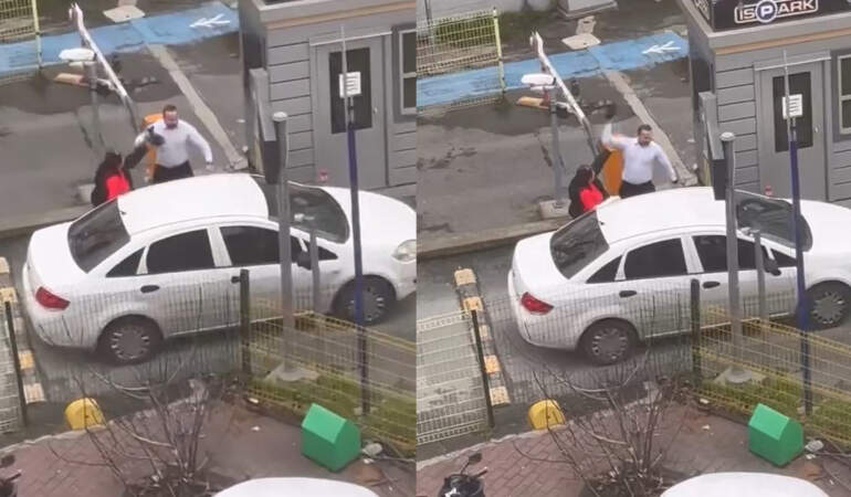 Trafik magandaları yine meydanda! Yol verme kavgasında aracın aynasını kırıp fırlattı