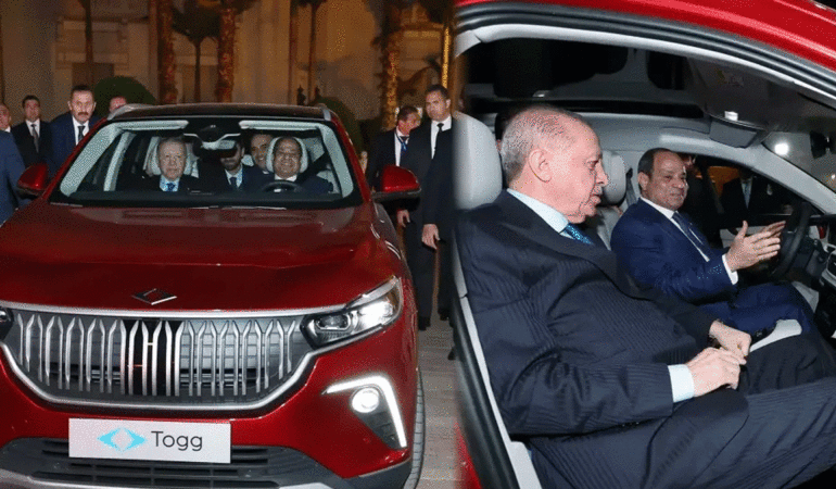 Erdoğan, Mısır Cumhurbaşkanı Sisi’ye Togg hediye etti