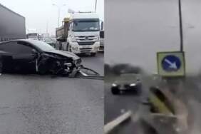 TEM Otoyolu’nda Tesla dehşet saçtı! Otopilot ters şeride daldı, hava yastıkları açılmadı
