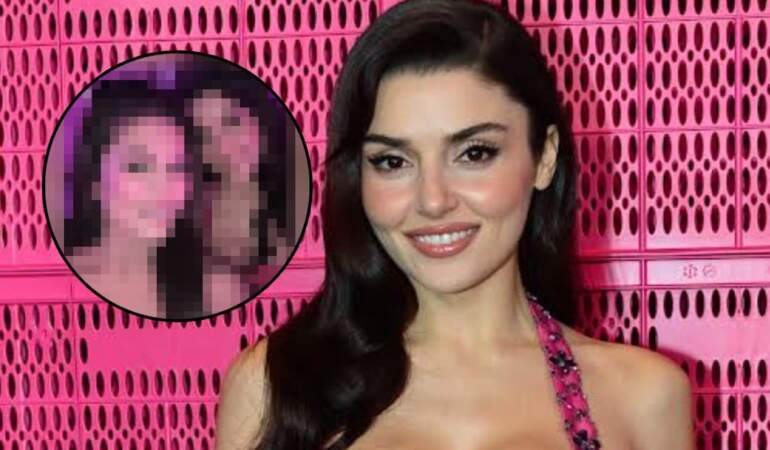 Hande Erçel’in resmen ikizi! Lansmanda Aybüke Çangal ile yan yana gelince sosyal medya çalkalandı