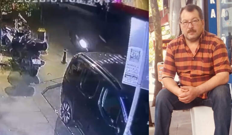 Kağıthane’de feci kaza kamerada: Yolun karşısına geçerken hayatını kaybetti
