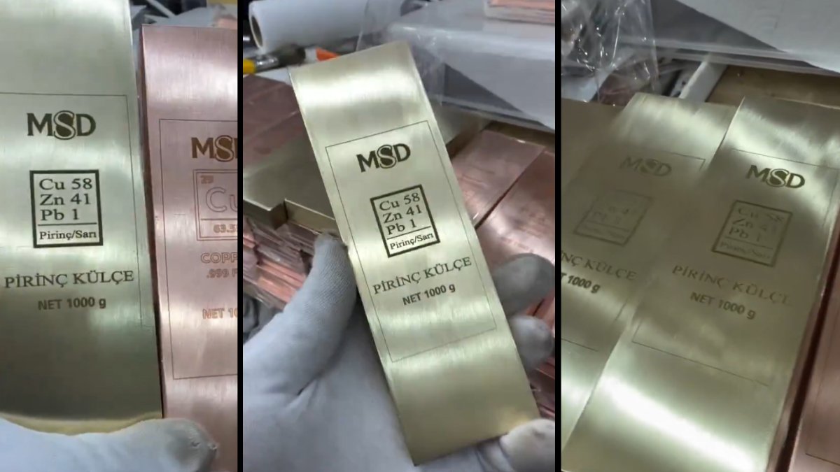 Kuyumcularda yeni dönem! Bakırdan sonra şimdi de ‘pirinç külçe’ satışta!