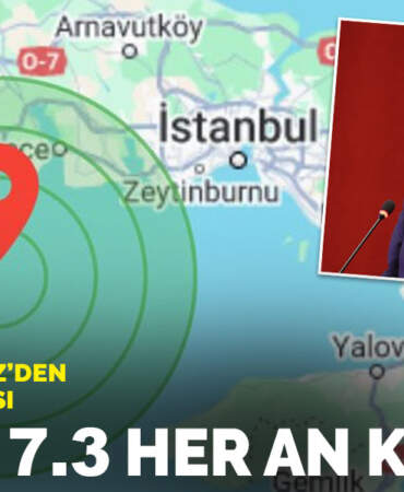 Prof. Dr. Tüysüz’den Marmara uyarısı: ‘7.2 ve 7.3 her an kapıda’