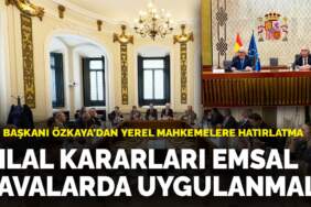 AYM Başkanı Özkaya’dan yerel mahkemelere hatırlatma: İhlal kararları emsal davalarda uygulanmalı