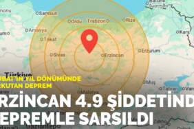 6 Şubat’ın yıl dönümünde korkutan deprem: Erzincan 4.9 şiddetinde depremle sarsıldı