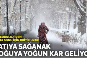 Meteoroloji’den hafta sonu için kritik uyarı: Batıya sağanak, doğuya yoğun kar geliyor