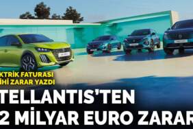 Stellantis’in elektrik faturası 22 milyar euro oldu
