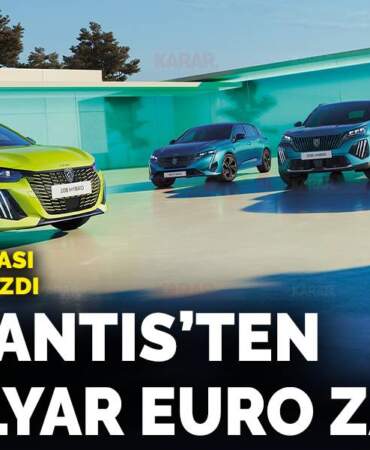 Stellantis’in elektrik faturası 22 milyar euro oldu