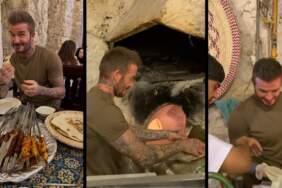 David Beckham’dan kebap şov! Katar’da lavaş açıp kebap yedi