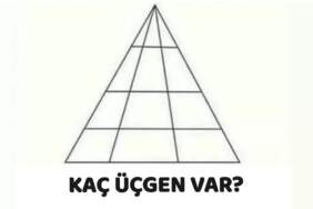 Tartışma sebebiniz olacak zeka oyunu! Resimde kaç üçgen var? Cevabı sadece dahiler bulabiliyor