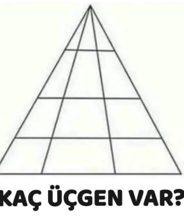 Tartışma sebebiniz olacak zeka oyunu! Resimde kaç üçgen var? Cevabı sadece dahiler bulabiliyor