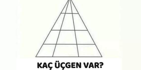 Tartışma sebebiniz olacak zeka oyunu! Resimde kaç üçgen var? Cevabı sadece dahiler bulabiliyor