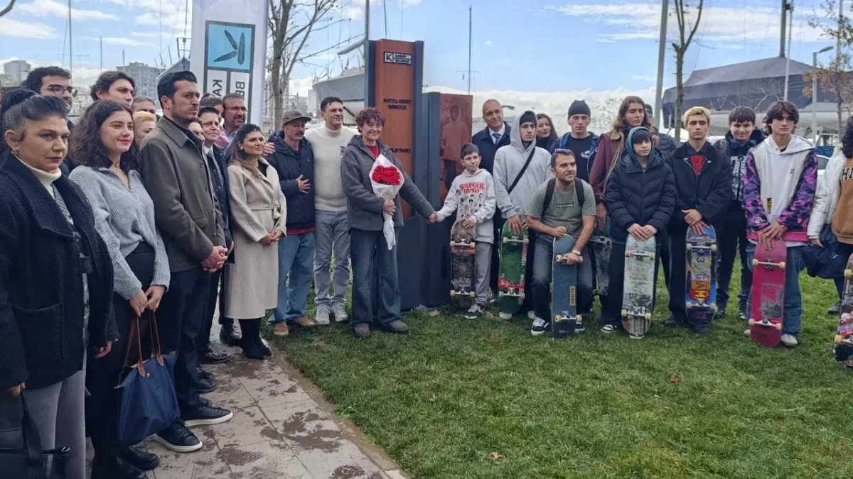 Mattia Ahmet Minguzzi’nin adı Kadıköy’de kaykay parkında yaşayacak
