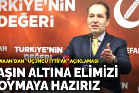 Erbakan’dan “üçüncü ittifak” açıklaması: Taşın altına elimizi koymaya hazırız