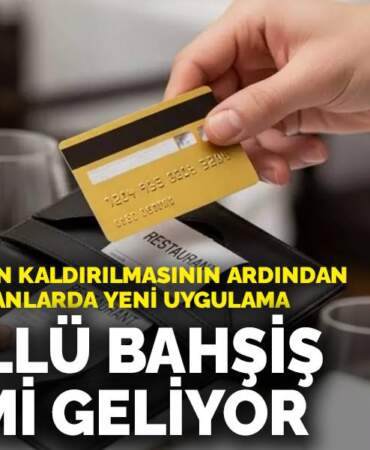 Servis ücretinin kaldırılmasının ardından kafe ve restoranlarda yeni uygulama: Gönüllü bahşiş dönemi geliyor
