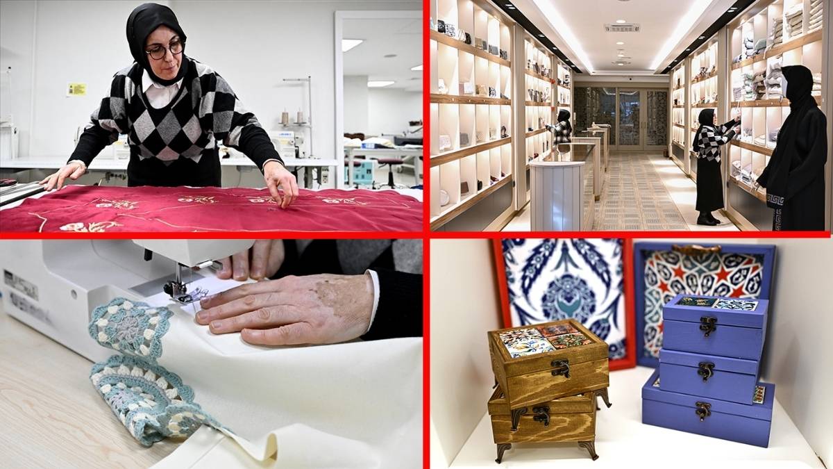 Depremde iş yerini kaybetti, öğreticiliği bırakmadı! “İyilik Atölyesi”nde mesleğini tekrar yapmaya başladı