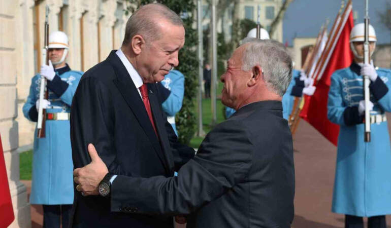 Erdoğan, Ürdün Kralı II. Abdullah ile görüştü