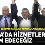 Tahliye olan Zeydan Karalar Adanalılarla buluştu: Adana’da hizmetlere devam edeceğiz