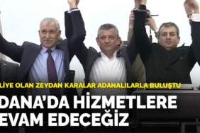 Tahliye olan Zeydan Karalar Adanalılarla buluştu: Adana’da hizmetlere devam edeceğiz