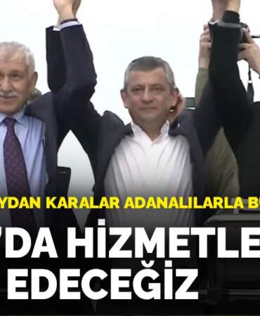 Tahliye olan Zeydan Karalar Adanalılarla buluştu: Adana’da hizmetlere devam edeceğiz