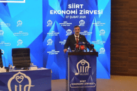 Cevdet Yılmaz Siirt Ekonomi Zirvesi’nde konuştu: “Silahların gölgesinde siyaset olmaz”