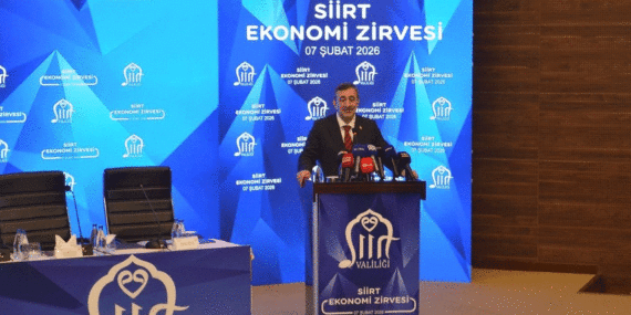 Cevdet Yılmaz Siirt Ekonomi Zirvesi’nde konuştu: “Silahların gölgesinde siyaset olmaz”