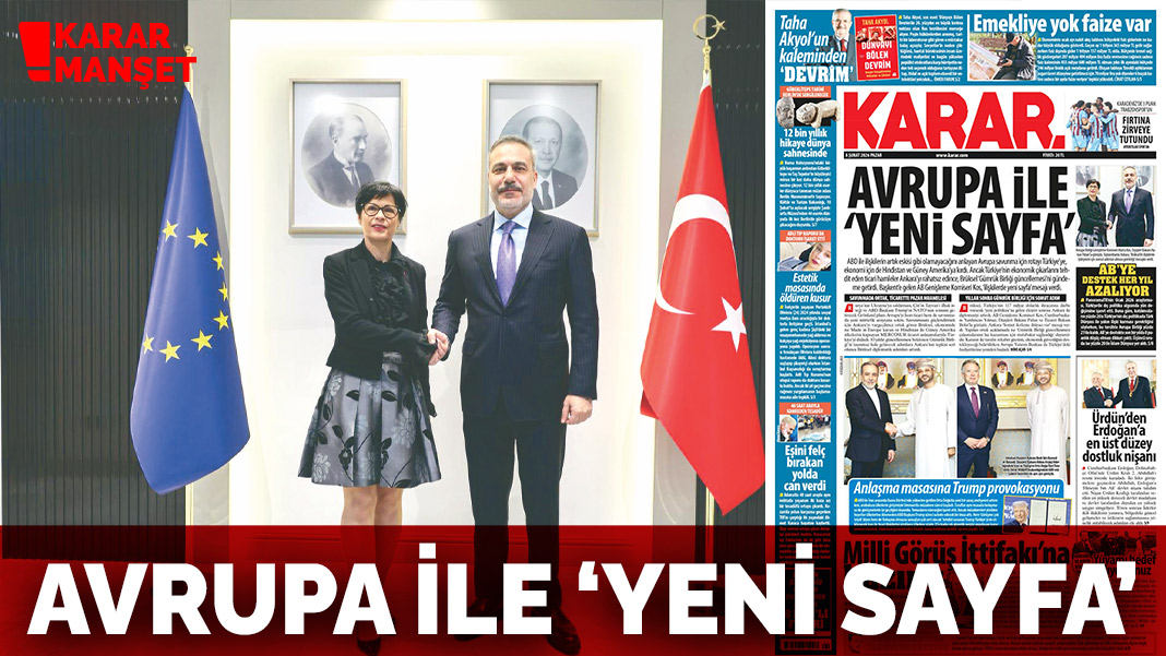 Avrupa ile ‘yeni sayfa’