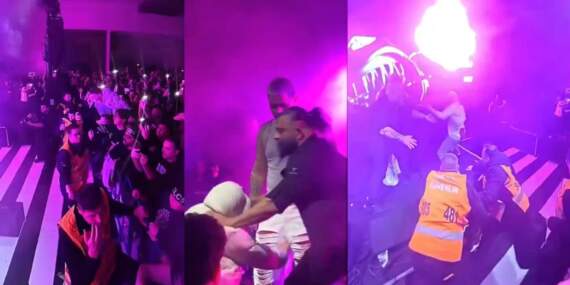 Lvbel C5 konserinde hayranı bir anda sahneye atladı! Eğlence durduruldu: Lvbel C5: “Kurban olayım yapmayın”