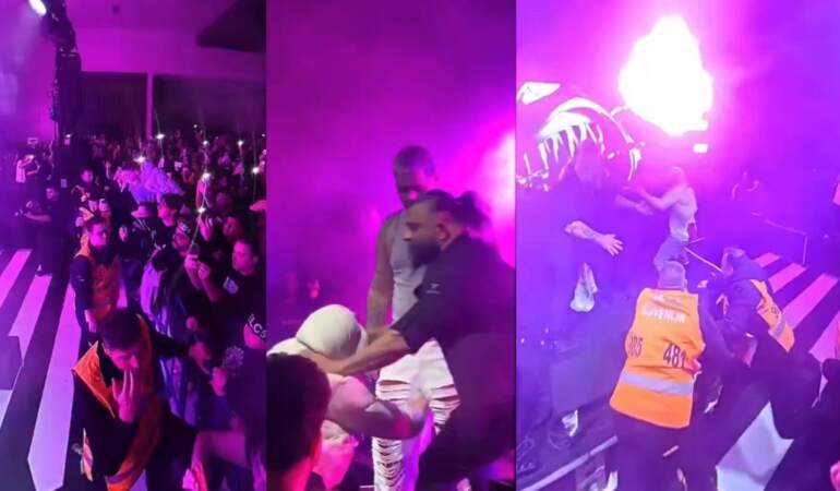 Lvbel C5 konserinde hayranı bir anda sahneye atladı! Eğlence durduruldu: Lvbel C5: “Kurban olayım yapmayın”