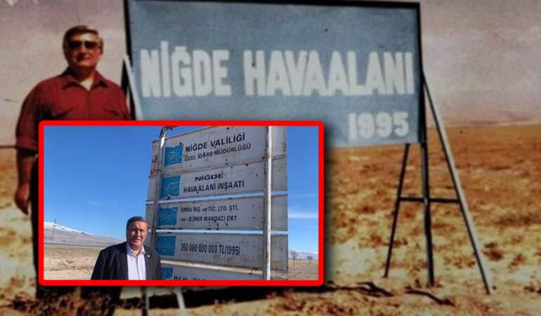 Niğde Havaalanı 30 yıldır “temel” aşamasında: Bekçi emekli oldu, tabelası paslandı!