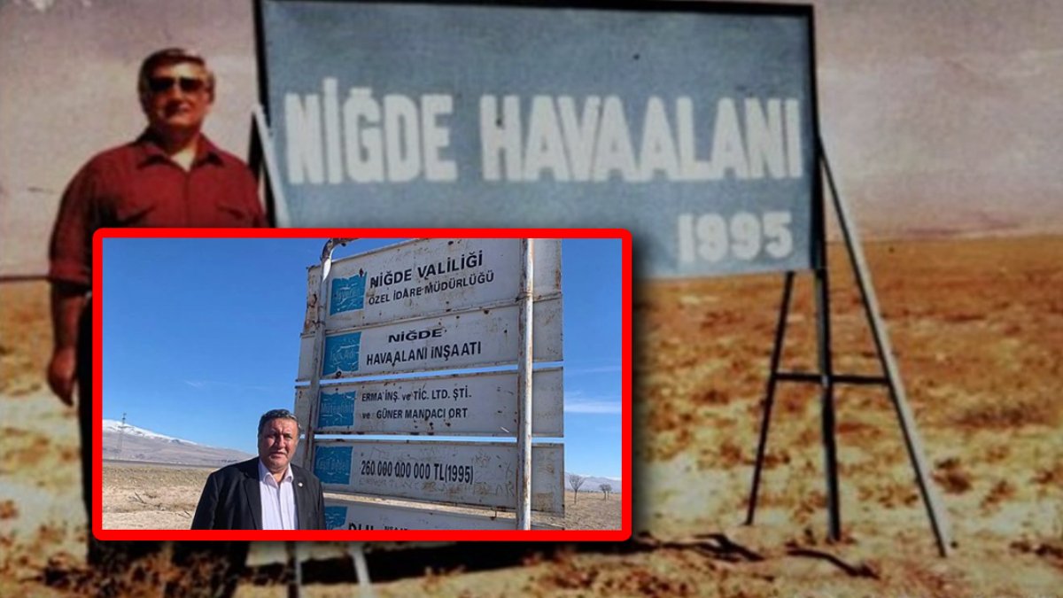 Niğde Havaalanı 30 yıldır “temel” aşamasında: Bekçi emekli oldu, tabelası paslandı!