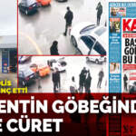 20 kişi bir polis memurunu linç etti: Başkentin göbeğinde bu ne cüret