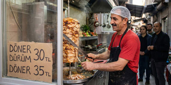 En ucuz tavuk döner nerede satılıyor? Tavuk döner maliyeti kaç TL? Kilis’te tavuk döner fiyatları şaşırttı!