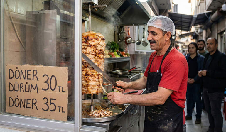 En ucuz tavuk döner nerede satılıyor? Tavuk döner maliyeti kaç TL? Kilis’te tavuk döner fiyatları şaşırttı!