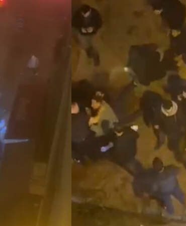 Beyoğlu’nda gece yarısı kavga! Kalabalığın üzerine aracını sürdü