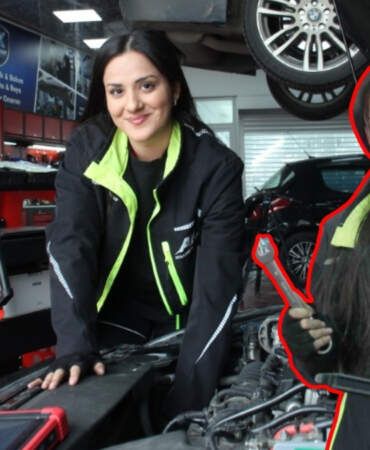 Yıllarca çalıştı kendi tamirhanesini açtı! Baba mesleğini devraldı: Sanayinin ’Meryem Usta’sı