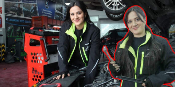 Yıllarca çalıştı kendi tamirhanesini açtı! Baba mesleğini devraldı: Sanayinin ’Meryem Usta’sı
