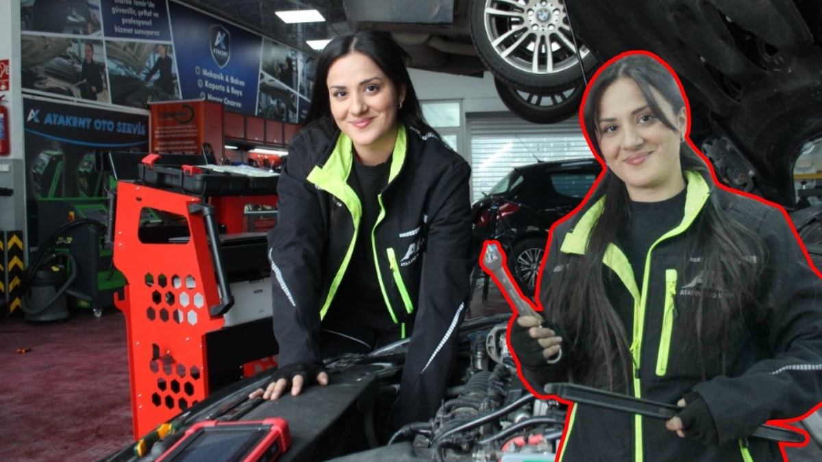 Yıllarca çalıştı kendi tamirhanesini açtı! Baba mesleğini devraldı: Sanayinin ’Meryem Usta’sı