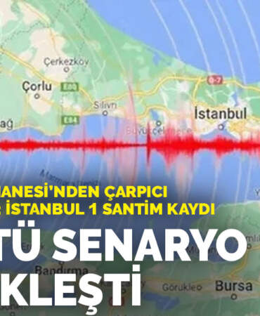 Kandilli Rasathanesi’nden çarpıcı 6 şubat raporu: İstanbul 1 santim kaydı