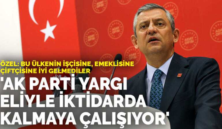 Özel: AK Parti yargı eliyle siyasi operasyonlar yapıp iktidar koltuğunda kalmaya çalışıyor