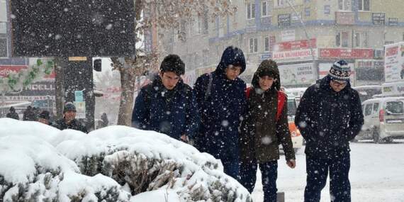 Van’da kar esareti! 4 ilçede okullar tatil edildi, idari izin kararı da geldi
