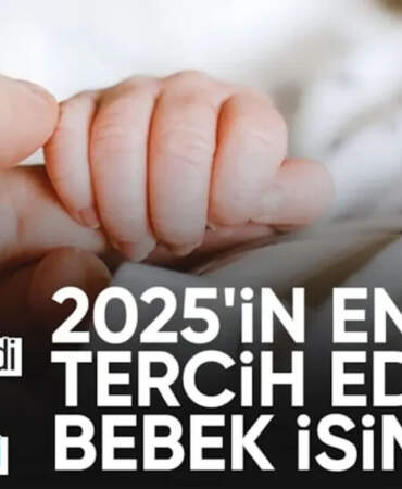 TÜİK açıkladı: 2025’te bebeklere en çok hangi isimler konuldu?