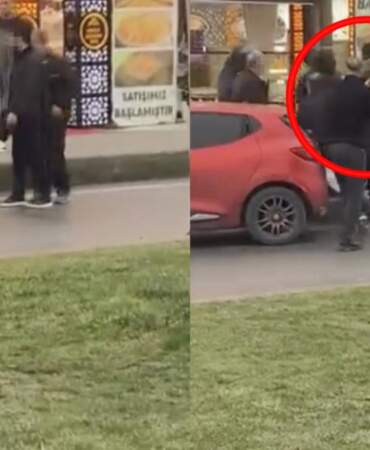Arnavutköy’de sokak ortasında darp: Bir kişiye onlarca kişi saldırdı