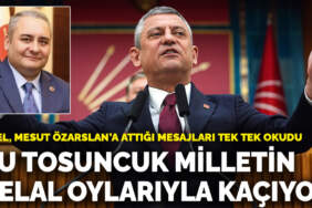 Özel, Mesut Özarslan’a attığı mesajları tek tek okudu: Bu Tosuncuk milletin helal oylarıyla kaçıyor