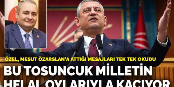 Özel, Mesut Özarslan’a attığı mesajları tek tek okudu: Bu Tosuncuk milletin helal oylarıyla kaçıyor
