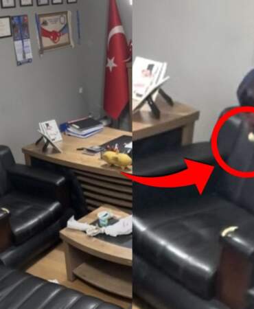 Mucize kurtuluş kamerada: Boğazına yemek kaçan sağlıkçı kendi hayatını kurtardı